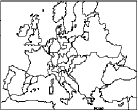 mapa d'Europa al 1600 mapa d'Europa al 1600